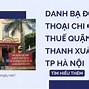 Mã Cơ Quan Thu Chi Cục Thuế Quận Thanh Xuân